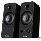 SVEN 430 2.0 zvucnici, CRNI, USB, Izlazna Snaga 2x3W (RMS)