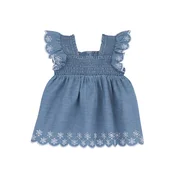 Chicco Obleka moder denim