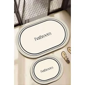 Lessentiel Maison Set prostirki za kupatilo Farbelle, 2 Komada, Bela