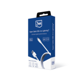 3M Dodatki - 3mk Hyper kabel A do Lightning 1,2 m 5V/2,1A 12W bel