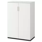 GALANT Ormaric s vratima, bela, 80x120 cm