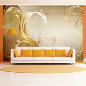 Foto tapeta - Gold leaf 200x140