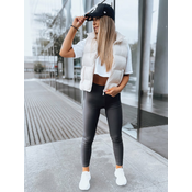 Womens ribbed leggings JUST gray Dstreet