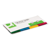 Post-it označevalci Quick tabs transparent barvni rob 45x25 ,4x40l KF01225