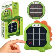 Elektronska igra 3v1 Tic Tac Toe Spomin Zeleni Dinosaurus