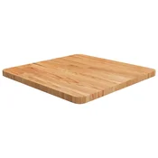 Cetvrtasta stolna ploca svjetlosmeda 50x50x2,5 cm od hrastovine