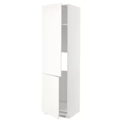 METOD Vis.elem.frižider/zamrz s 2vrata, bela/Vallstena bela, 60x60x220 cm