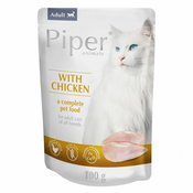Vrečka Piper Cat Adult piščančje meso 100 g