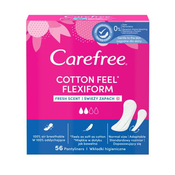 Carefree Cotton Feel Flexiform Fresh Scent ščitniki perila 56 kos za ženske