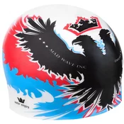 Mad wave empire swim cap white