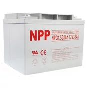 NPP NPG12V-38Ah C20=38AH T14 Gel baterije, 197x165x174x174, Sive