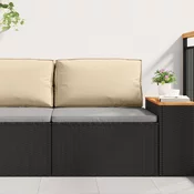 Jastuk Bež 70 x 40 x 12 cm Oxford tkanina