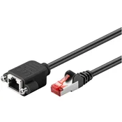 Goobay S/FTP (PiMF) CAT 6 3m črn mrežni podaljševalni kabel