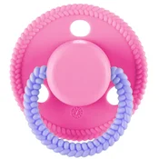 Silikonska duda s poklopcem Lorelli - Circle, 0 m+, Pink