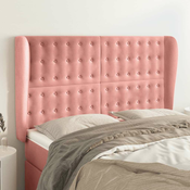 vidaXL vidaXL Vzglavje z ušesi roza 147x23x118/128 cm žamet, (20953278)
