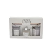 SILFC SET DARILNI 50ml DIFUZOR IN 2X DIŠEČA SVEČA ORANGE BLOSSOM
