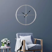 Wallity Zidni sat Scandinavian, 66x66 cm, Srebrne boje
