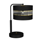 Stona lampa ULTIMO 1xE27/60W/230V crna