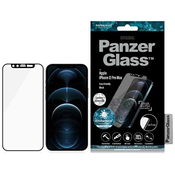 PanzerGlass E2E Microfracture iPhone 12 Pro Max 6,7 CamSlider Swarovsky Case Friendly AntiBacterial black (2718)