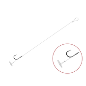 Delphin FLR Quickstop 8cm / 0,22mm / BARB 8 / 6kos