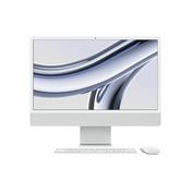 24-palčni iMac: M3 8C CPU/8C GPU/16GB/256GB SSD/Ethernet - Silver