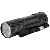 ENTAC 90804 Svetilka baterijska 1W LED 50lm 3xAAA IP44, črna