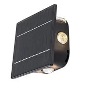 RABALUX Emmen Solarna zidna lampa, LED, IP54, 0.5W, 50lm, Crna