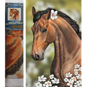 Norimpex - Puzzle Diamantna slika Kôň s kvetinami 30x40cm - 1 - 39 kosov