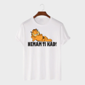 MAFIMI Muška majica Nemam ti kad, Bela