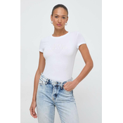 Majica kratkih rukava Armani Exchange za žene, boja: bijela