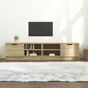 TV ormarici 2kom boja hrasta 80x35x36,5cm od konstruiranog drva