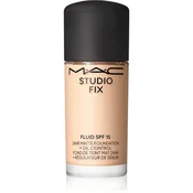 MAC Cosmetics Studio Fix Fluid SPF 15 24HR Matte Foundation + Oil Control Mini matirajoči tekoči puder SPF 15 odtenek NC16 15 ml