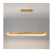 Brilagi - viseci LED luster na sajli UMEA WOOD LED/40W/230V 90x22 cm drvo