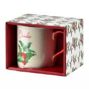 Mondex Skodelica porcelan AFFEKDESIGN MY MONDEX December 320 ml 8,7x9 cm rdeča 1 kos, (5000179102)