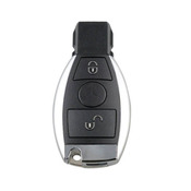CAR 888 ACCESSORIES Kucište oklop kljuca 2 dugmeta za Mercedes crno-sivo