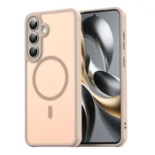 Hibridni ovitek HaloFrost II MagSafe za Samsung Galaxy S25 FE - gold