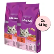 WHISKAS s govedinom 2 x 14 kg