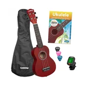 Sopran ukulele rdeč Lipa SET HH 3970