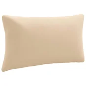 Vidaxl Hrbtna blazina PUTTEN 100% poliester Krem 70 x 40 x 15 cm
