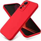 Liquid Silicone ovitek za Xiaomi Redmi Note 12S 4G, Rdeč
