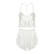 Trendyol Milla Ženski set pidžame Thmss22Pt0264, Krem