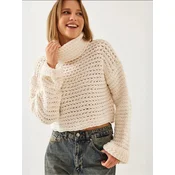 Bianco Lucci Pulover Pullover off-bela
