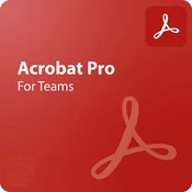 Adobe Acrobat Pro for teams, WIN/MAC, Multi European Languages, 1-godišnja pretplata 65304521CA01A12