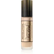 Makeup Revolution Conceal & Glow posvjetljujuci puder za prirodni izgled nijansa F2 23 ml