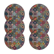 Bertoni Home Unisexs 6 Round Table Pads Set Valencia