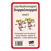 Lese-Reaktionsspiel: Doppelmoppel Level 2