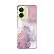 Silikonska maska za Vivo Y16 Pink Marble Print šarena