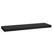 FIVE Zidna polica FIXY 80x23,5x3,8 cm mdf/drvo, Crna