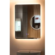 BELNEO Ogledalo kopalniško z LED osvetlitvijo pravokotno 700x900 mm MS-H-7090