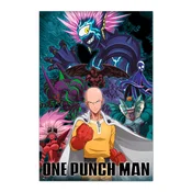 Grupo PLAKAT ONE PUNCH MAN SAITAMA VS VILLAIN, (20837413)
